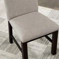 thumbnail image 6 of Furniture of America Leen Wood 7-Piece Dining Set in Antique Black and Gray, 6 of 8