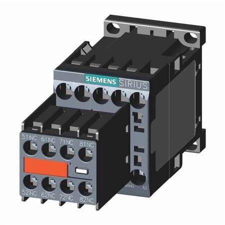 Siemens IEC Control Relay, 4NO/4NC, 24VDC, 10Aand6A 3RH22441BB40