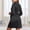 Black, variant on Naittoop Women's Satin Robe with V-Neck, Lightweight Kimono Robe Pajama Loungewear