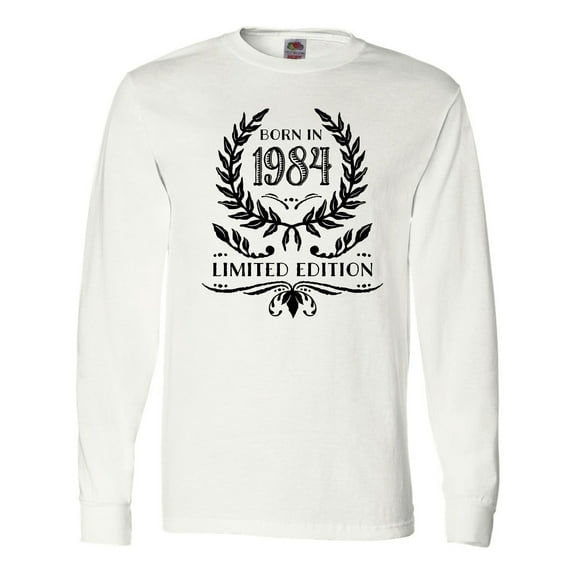 Inktastic Born in 1984 Limited Edition Long Sleeve T-Shirt