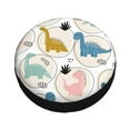 thumbnail image 2 of Kdxio Spare Tire Cover for RV Trailer, Waterproof Wheel Cover,Camper Spare Tire Cover Fit for Rv SUV Truck Travel Trailer 16 inch-Cute Dinosaurs, 2 of 8
