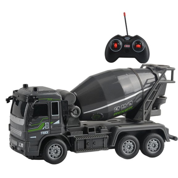 Camión de Control remoto, modelo de construcción eléctrica, coche de juguete, 4 canales, aprendizaje preescolar, 1:32, camión de ingeniería RC para Mezclador de ingeniería