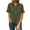 Green2, variant on Linen Button Down Shirt Women! Yigetop Women's Spring Autumn Casual Double Pocket Short Sleeve Cotton Shirt Top Linen Shirts for Women Purple S