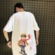 thumbnail image 1 of Anime Naruto Printed Couple Outfit Summer Student Short Sleeve T-shirt For Men And Women Creative Cartoon Loose Tee Harajuku TopXXL Gao Jinjia LED, 1 of 2