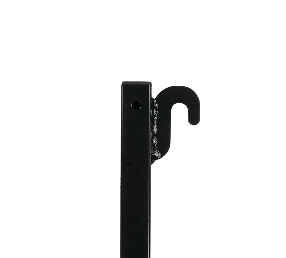 2 Pack of 1 Tier Shipping Container Pipe Rack 18-1/8"(L) x 16"(H), 550 lbs WLL - Black Powder Coated Steel Rack for Trailer Containers - Easy to Assemble & Remove