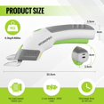 thumbnail image 3 of Cordless Electric Scissors with 2 Blades, 4V Rechargeable Powerful Shears Cutting Tool for Fabric, Leather, Carpet and Cardboard, Power Shears for Sewing, Scrapbooking, Crafting, 3 of 6