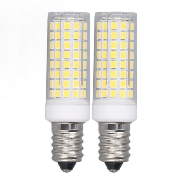 2 bombillas LED tipo maíz E14 de 10 W, regulables, de bajo consumo, 102 LED, CA 100-120 V
