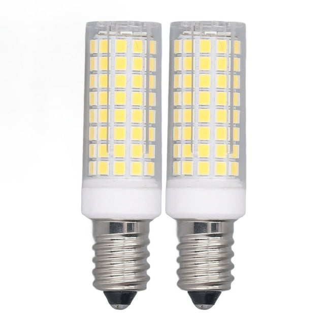 2 bombillas LED tipo maíz E14 de 10 W, regulables, de bajo consumo, 102 LED, CA 100-120 V