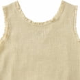 thumbnail image 6 of CPNG Girls Tank Tops Ribbed Sleeveless Crew Neck Solid Color Undershirts Camisole Bow Embroidery Lace Trim Cute Summer Cami, 6 of 8