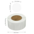 thumbnail image 2 of unbranded Pegatinas Circulares Transparentes Autoadhesivas Para De Sobres Y Paquetes, 2 of 8