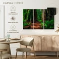 thumbnail image 4 of Elephant Stock Redwood Forest Path Wall Art - Horizontal Multi Panel Canvas - Living Room Wall Decor - Nature Multi Panel - Brown And Green Decor - 23" x 14", 4 of 4
