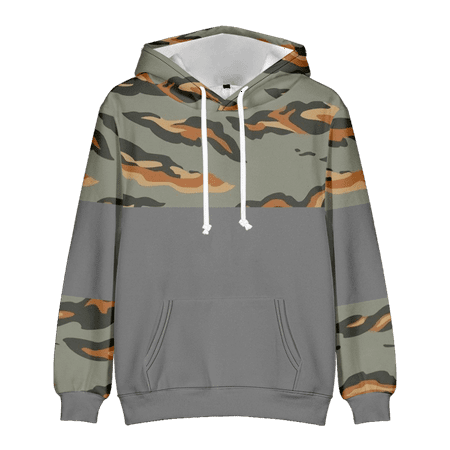 

MLFU Big Men s Stitching Family Matching Sweatshirt with Drawstring Fashion Comfortblend Shirt 1 Pack