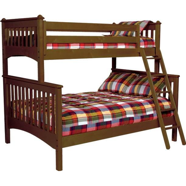 Mission Twin Over Full Bunk Bed In, Mission Twin Bunk Beds