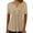 Beige, variant on Tunic Tops for Women Short Sleeve Henley Shirts Hide Belly Shirt Boho Beach Flowy Blouse Navy M