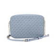 thumbnail image 6 of Michael Kors Womens Jet Set Large East West Crossbody (PALE BLUE) 32F1GJ6C7V-487 MK Signature, 6 of 8
