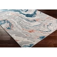 thumbnail image 2 of Surya Tibetan TBT-2329 31 x 91" Runner Fabric Rug in Gray/Dark Blue/Red, 2 of 6
