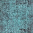 thumbnail image 1 of Ahgly Company Indoor Square Oriental Turquoise Blue Industrial Area Rugs, 7' Square, 1 of 4