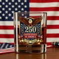 thumbnail image 2 of 250th Anniversary Patriotic USA Flag America Shot Glass Gift For Military Veteran or American 1776-2026 Semiquincentennial Freedom (#G), 2 of 8