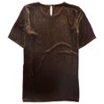 thumbnail image 2 of Eileen Fisher Blusa de terciopelo para mujer, marrón, XS, 2 of 2