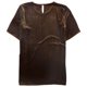 thumbnail image 2 of Eileen Fisher Blusa de terciopelo para mujer, marrón, XS, 2 of 2