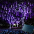 thumbnail image 1 of LINLIN LED Meteor Shower Solar Lights Outdoor, 50cm 8 Tubes Falling Rain Lights Solar Garden String Lights for Garden, 1 of 8