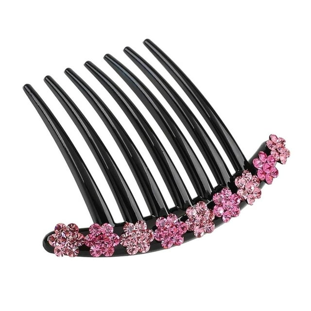 Maytalsory Peigne à Strass Pince Chignon de Haute Qualité Outil de Coiffure de Mariée