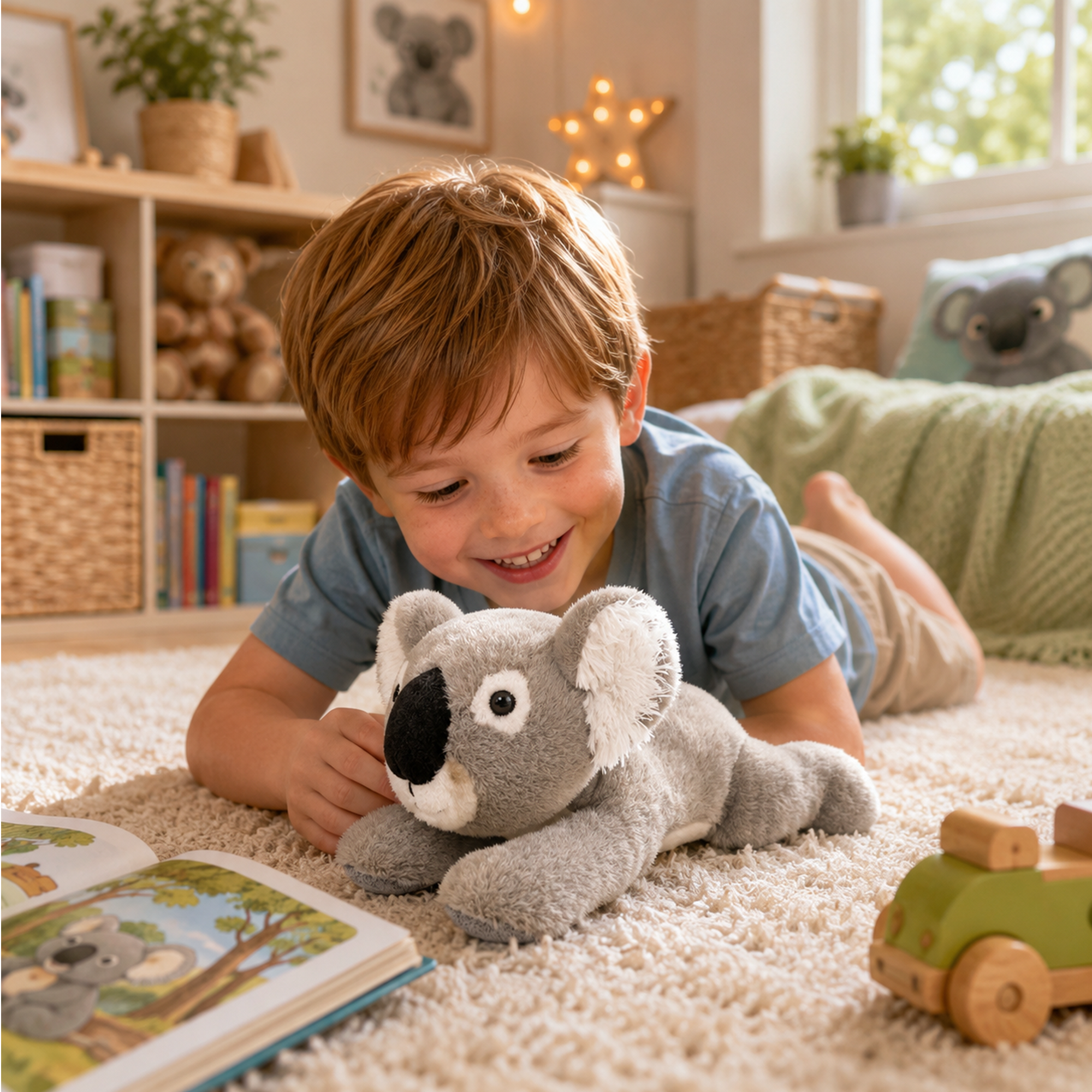 Peluche de Koala de 8 pulgadas Just qunseen, súper suave e interactivo para niños, regalo 4