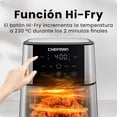 thumbnail image 3 of Chefman - TurboFry – Freidora de Aire Digital 6 Quarts | Pantalla Táctil, 3 of 7