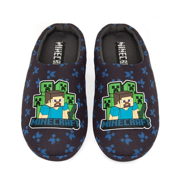 Minecraft Pantoufles Creeper pour Garçons