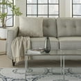 thumbnail image 3 of Beige Distressed Gradient Throw Pillow, 3 of 4