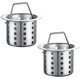 thumbnail image 1 of Kitchen Sink Filters, 2 Pieces Kitchen Sink Strainers, Kitchen Drain Strainer, Sink Strainer Filter, Drain Strainer, for Bathroom Sink Wash Basin, Bat, 1 of 5