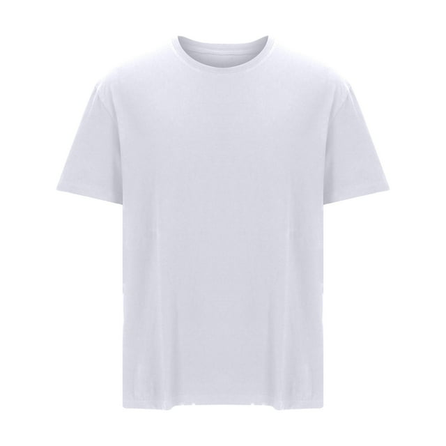 Gspmoly T-Shirt pour Homme, T-Shirt d'Été Décontracté Ample à Manches Courtes et Col Rond pour Homme Haut Économies