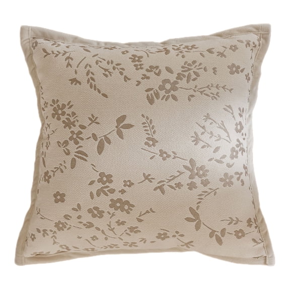 Matoen Polyester Throw Pillow for Bed Sofa Couch, Household Throw Couch Cushions Decorative Pillows for Indoor Outdoor, Modern Simple Home Decor for Living Room Bedroom, Beige, 18"x18", 1PC, C