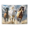 thumbnail image 5 of PRATYUS Horse Running Tapestry Western Steed Animal Wall Hanging Decor Indian Mandala Bohemian Hippie Trippy Large Tapestry for Bedroom Living Room Dorm(Multi Size) Painting, 5 of 6