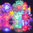 thumbnail image 5 of LED String Lights 13.2ft 40 LED Lotus Flower Fairy Lights with 8 Modes Timer Indoor String Lights for Bedroom, Party, Wedding, Indoor, Garden Décor (Multi-Color), 5 of 14