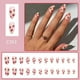 thumbnail image 1 of Fiudx Uñas de San Valentín, Puntas Acrílicas En Diseño de Corazón, Adhesivos Jelly Glue, Elegantes Uñas Postizas, Bodas, Fechas y Festivales, para Principiantes y Profesionales, Reutilizables (24 Uni, 1 of 6