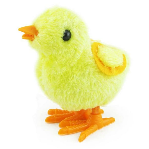 CHOK Kids Clockwork Wind Up Hopping Toy Chick Christmas Stocking Filler Animal Toys