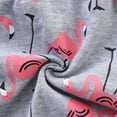 thumbnail image 5 of HILEELANG Little Girl Summer Short Clothes Sets Outfits Cotton Pink Bird Tee Shirts Shorts Playwear 7T, 5 of 5