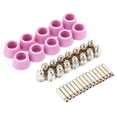 thumbnail image 3 of Consumibles de cortador de plasma ANGGREK Kit de electrodos de Boquilla 40 piezas para Antorcha SG55 AG-60, 3 of 8