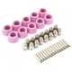 thumbnail image 3 of Consumibles de cortador de plasma ANGGREK Kit de electrodos de Boquilla 40 piezas para Antorcha SG55 AG-60, 3 of 8