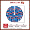 thumbnail image 4 of Bingfone Christmas Tree Skirt Mat Christmas Decoration Interior 30"-Forest Mushrooms, 4 of 8
