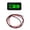 GN, variant on Battery Capacity Indicator Golf Cart Voltage Meter with LCD Display Green Backlight Waterproof Monitor Gauge for Home