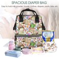 thumbnail image 5 of Daiia Owl Back To School Large Capacity Baby Bag Waterproof Stylish Diaper Bag Mummy Backpack Adjustable Straps Diaper BagBaby Essentials Bag, 5 of 6