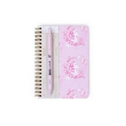 Wicked x Yoobi Mini Notebook Glinda 4.5"x6.5" Spiral Lined Notebook with Retractable Ballpoint Pen 160 Lined Pages