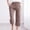 Brown, variant on Summer Fit Cropped Pants, 50% off Clearance, under 5$ Saving， Ladies' All Round Elastic High Waist Shorts, Women's and Women's Plus