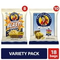 thumbnail image 2 of Pirate's Booty Gluten-Free Aged White Cheddar + Cheddar Blast Puffed Kid Snacks Variety Pack (18 count), 2 of 17