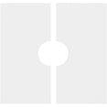 thumbnail image 4 of 28"OD x 7"ID x 9 3/4"C x 1"P Embry Architectural Grade PVC Contemporary Ceiling Medallion, Two Piece, 4 of 11