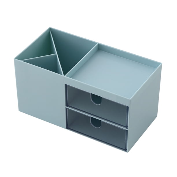 Cajón de almacenamiento de escritorio, caja de almacenamiento de cosméticos, organizador de plástico para joyería, papelería
