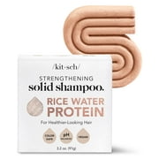 Kitsch Rice Shampoo Bar for Strengthening and Thickening, Clarifying, 3.2 oz