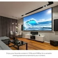 thumbnail image 6 of Home Theater Bundle with Projector, 120 Screen, and Two   Wireless Bone Conduction  Speakers, Sea Blue, 6 of 7